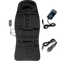 Heated Massage Chair Pad with 8 Kneading Patterns and Dual Power, Memory Foam