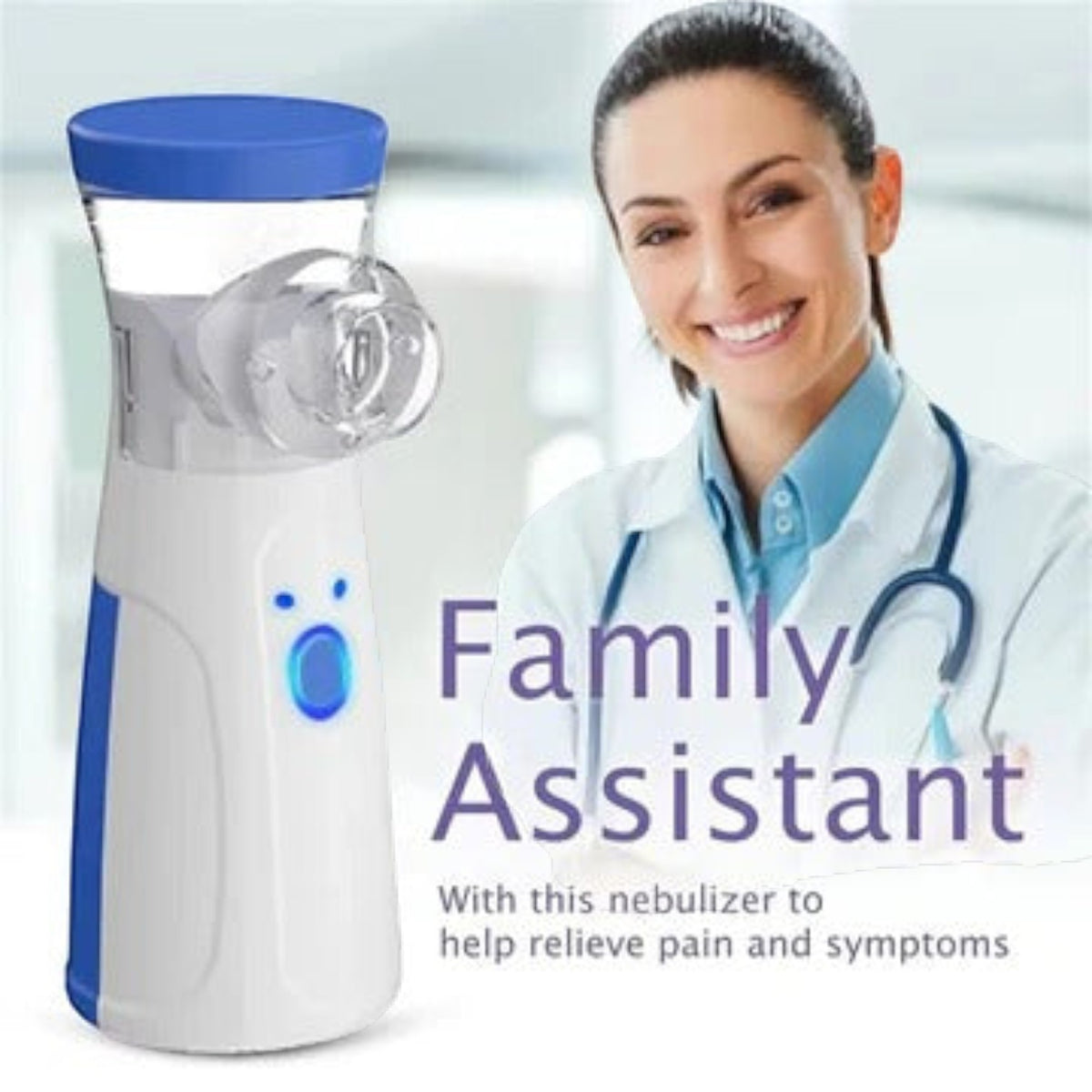 Portable Mini Mesh Nebulizer for Adults and Kids