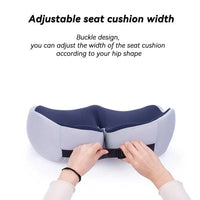 Seat Cushion with Adjustable Memory Foam for Sit Bone Relief