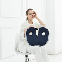 Seat Cushion with Adjustable Memory Foam for Sit Bone Relief