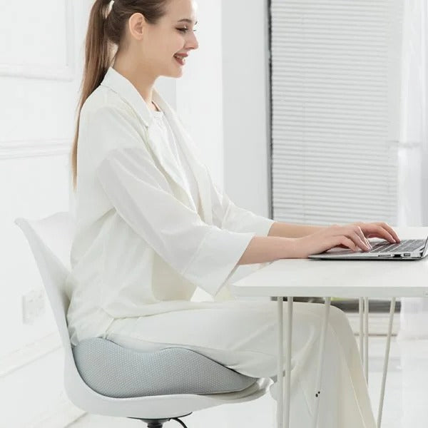 Seat Cushion with Adjustable Memory Foam for Sit Bone Relief