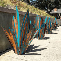 Garden Lamp With Agave Design For Outdoor Spaces