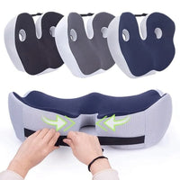 Seat Cushion with Adjustable Memory Foam for Sit Bone Relief