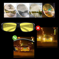 Fit-Over Night Driving Glasses with Polarized Resin Lenses and Side Panels