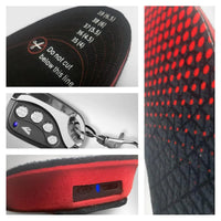 Rechargeable Heated Insoles with Three Temperature Settings and 10-Hour Runtime