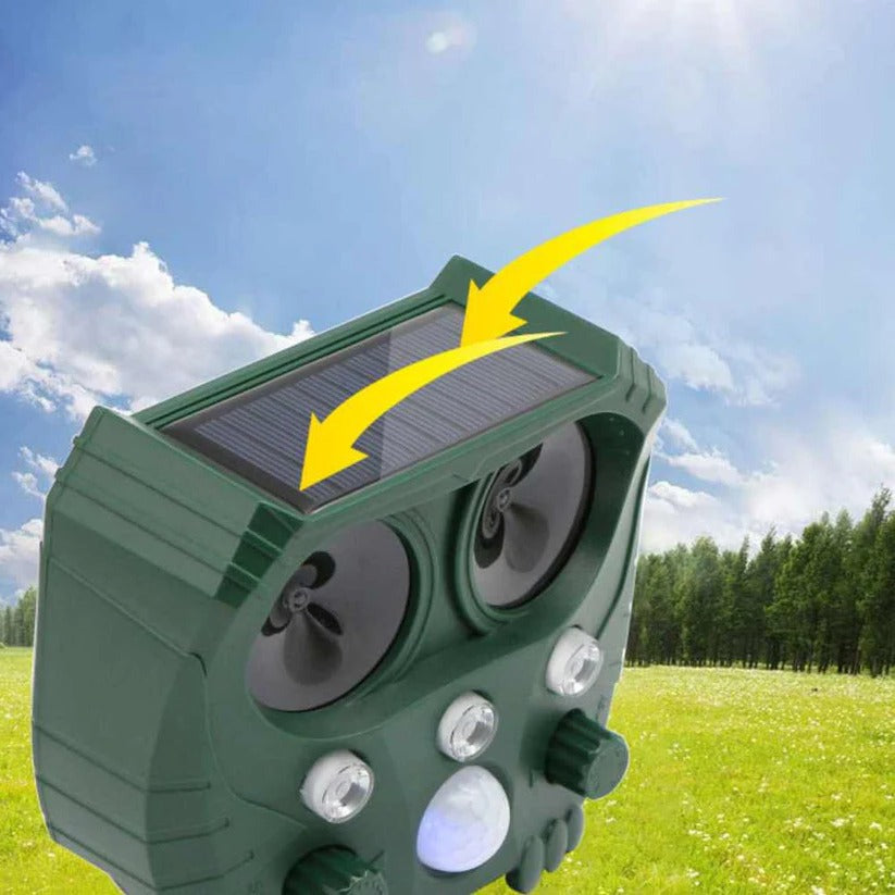 Ultrasonic Cat Repellent Ultrasound and Noise Sonar Repellent Deterrent for Cat, Fox, Rat, Squirrel and Dog
