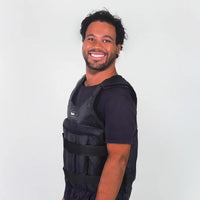 Adjustable Weighted Vest Up to 110 Pounds with Removable Sand Pouches for Home Workouts