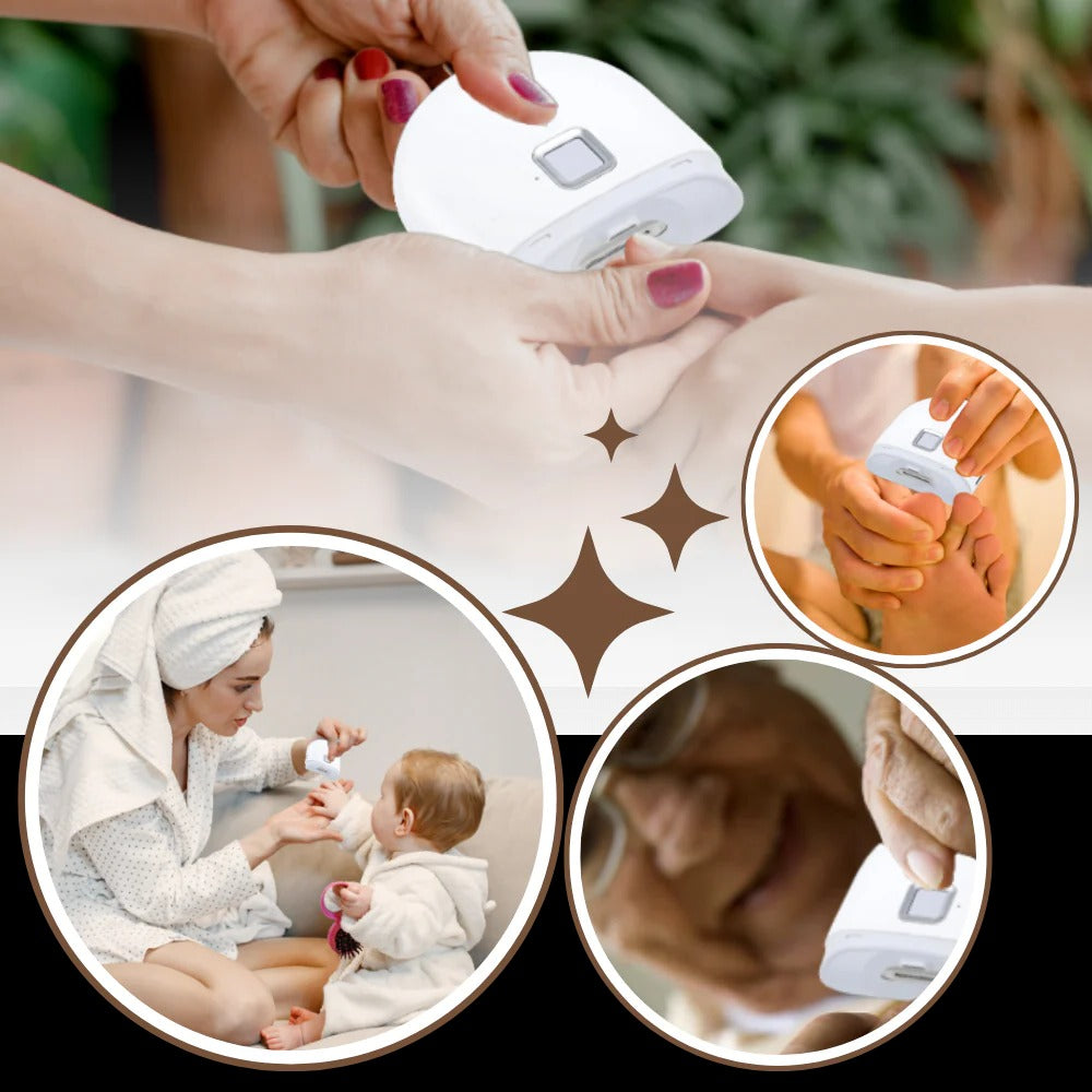 Electric Nail Clipper With Dual Speed Settings For Grooming