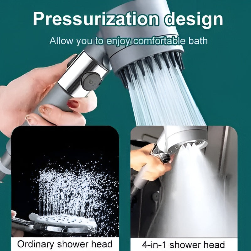 Showerhead With High Pressure Spray