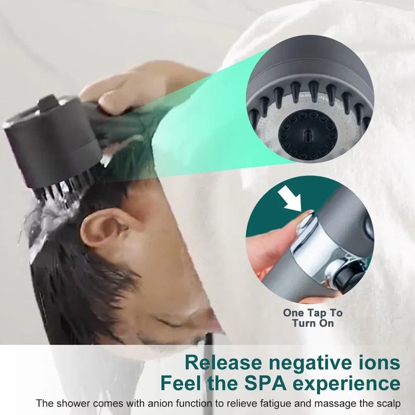 Showerhead With High Pressure Spray