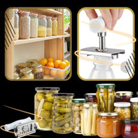 Adjustable Jar and Bottle Opener for Lids from 0.98 to 3.74 Inches Across with a Non Slip Grip