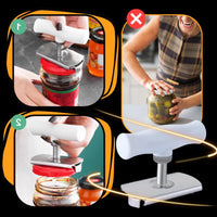 Adjustable Jar and Bottle Opener for Lids from 0.98 to 3.74 Inches Across with a Non Slip Grip
