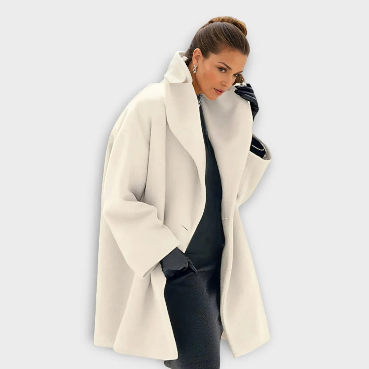 Coat With Windproof Design For Women