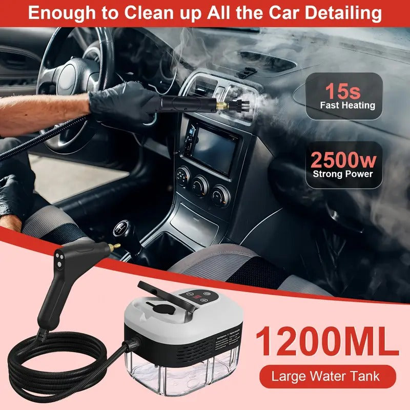 Steam Cleaner With 2500W High Pressure And Gloves
