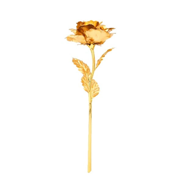 Real Rose Dipped in 24K Gold with Gift Box