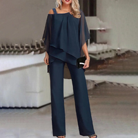 Women's Two-Piece Set| Elegant two-piece set with cold shoulder