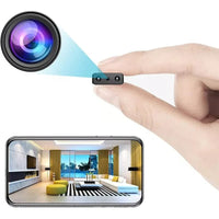 Compact Home Security Camera with 1080p Resolution and 26ft Night Vision