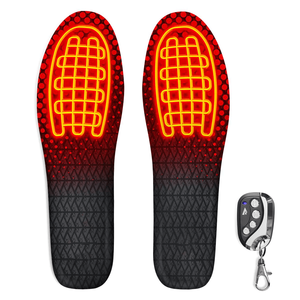 Rechargeable Heated Insoles with Three Temperature Settings and 10-Hour Runtime