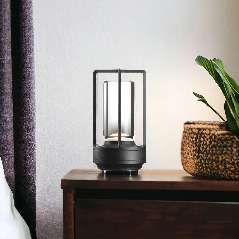 Table Lamp with Cordless Nordic Design for Desk and Bedside