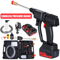 Cordless High Pressure Washer Kit with Two Batteries