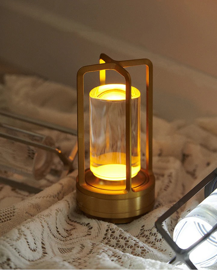 Table Lamp with Cordless Nordic Design for Desk and Bedside