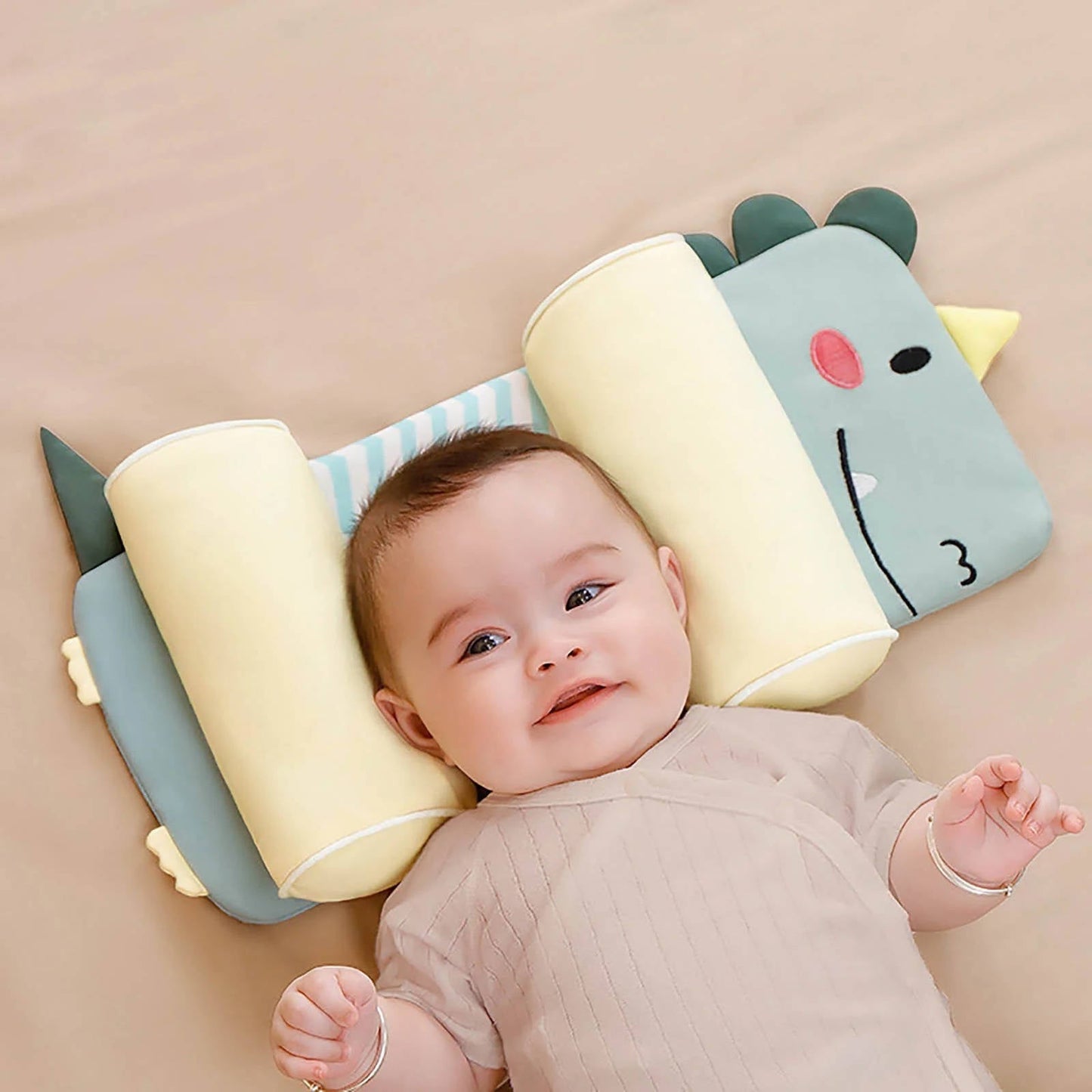 Head Support Pillow with Adjustable Design for Newborn Babies