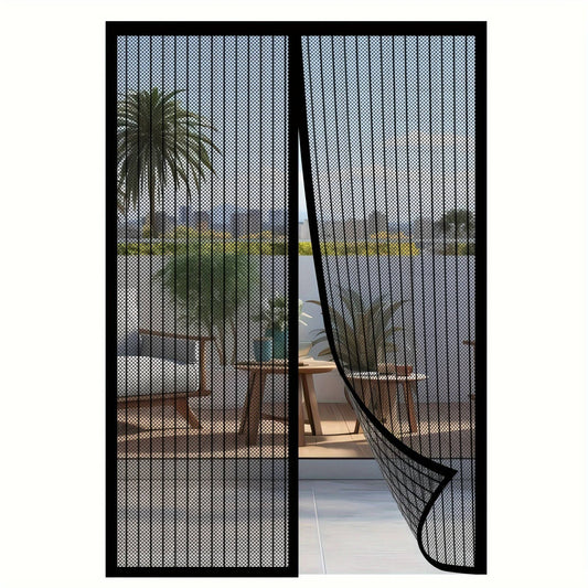 Magnetic Screen Door With Custom Size Options For Doorways