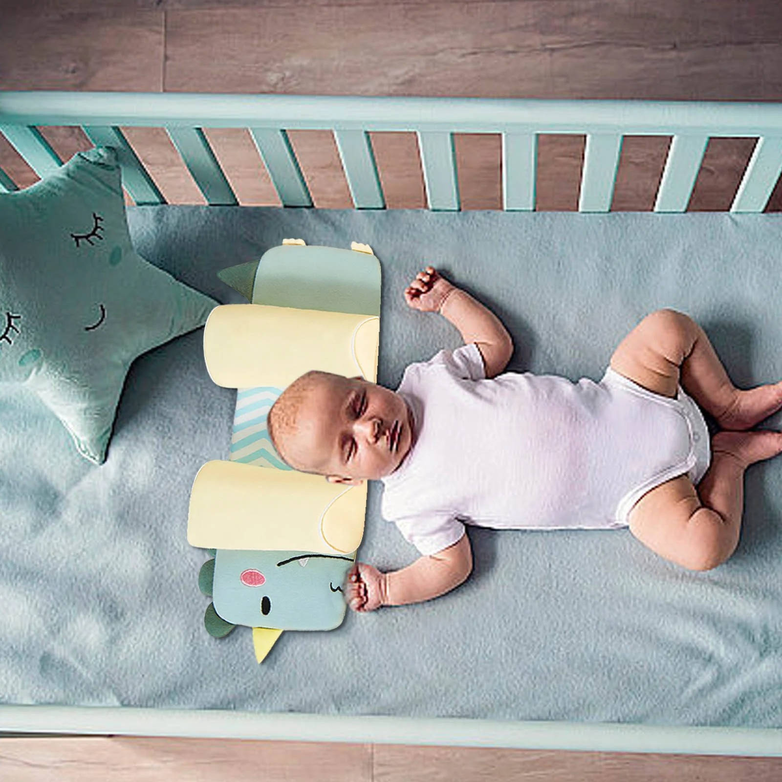 Head Support Pillow with Adjustable Design for Newborn Babies