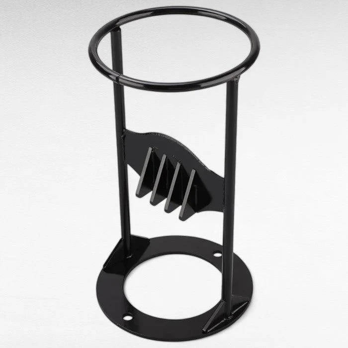 Manual Cast Iron Firewood Splitter, Stationary Wedge with Round Handle