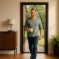 Magnetic Screen Door With Custom Size Options For Doorways