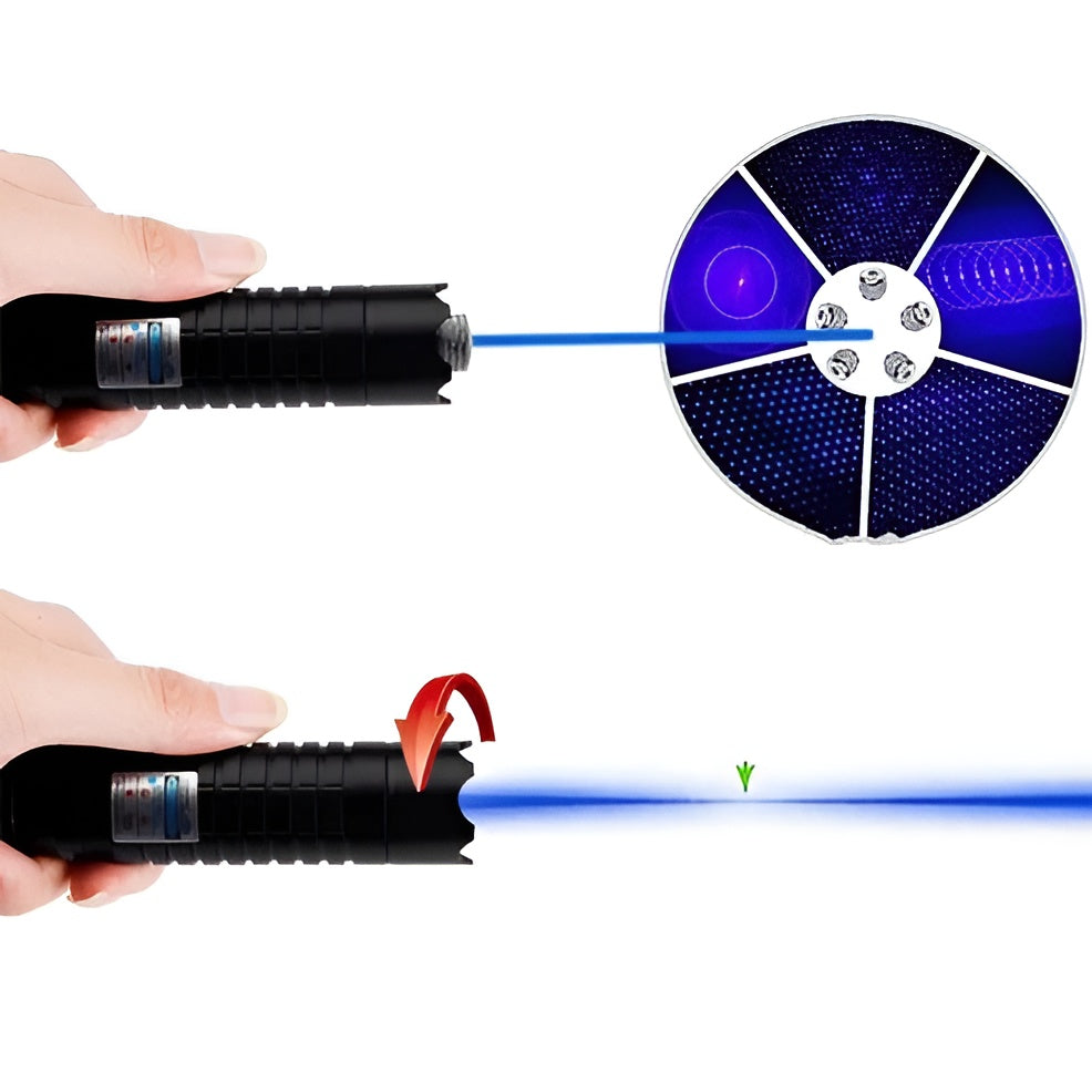 Laser Flashlight With Tactical Design