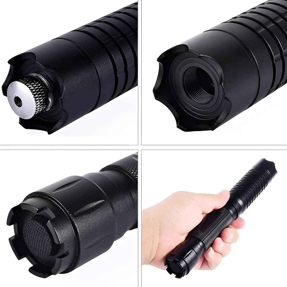 Laser Flashlight With Tactical Design