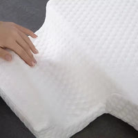 L-Shaped Couple Pillow with Arm Tunnel and Breathable Knit Cover, Removable Washable Case