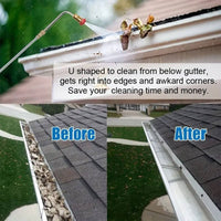 Telescoping Pressure Washer Extension Wands 4000 PSI for Gutters Roofs Walls