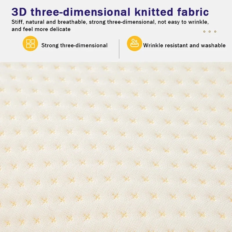 L-Shaped Couple Pillow with Arm Tunnel and Breathable Knit Cover, Removable Washable Case