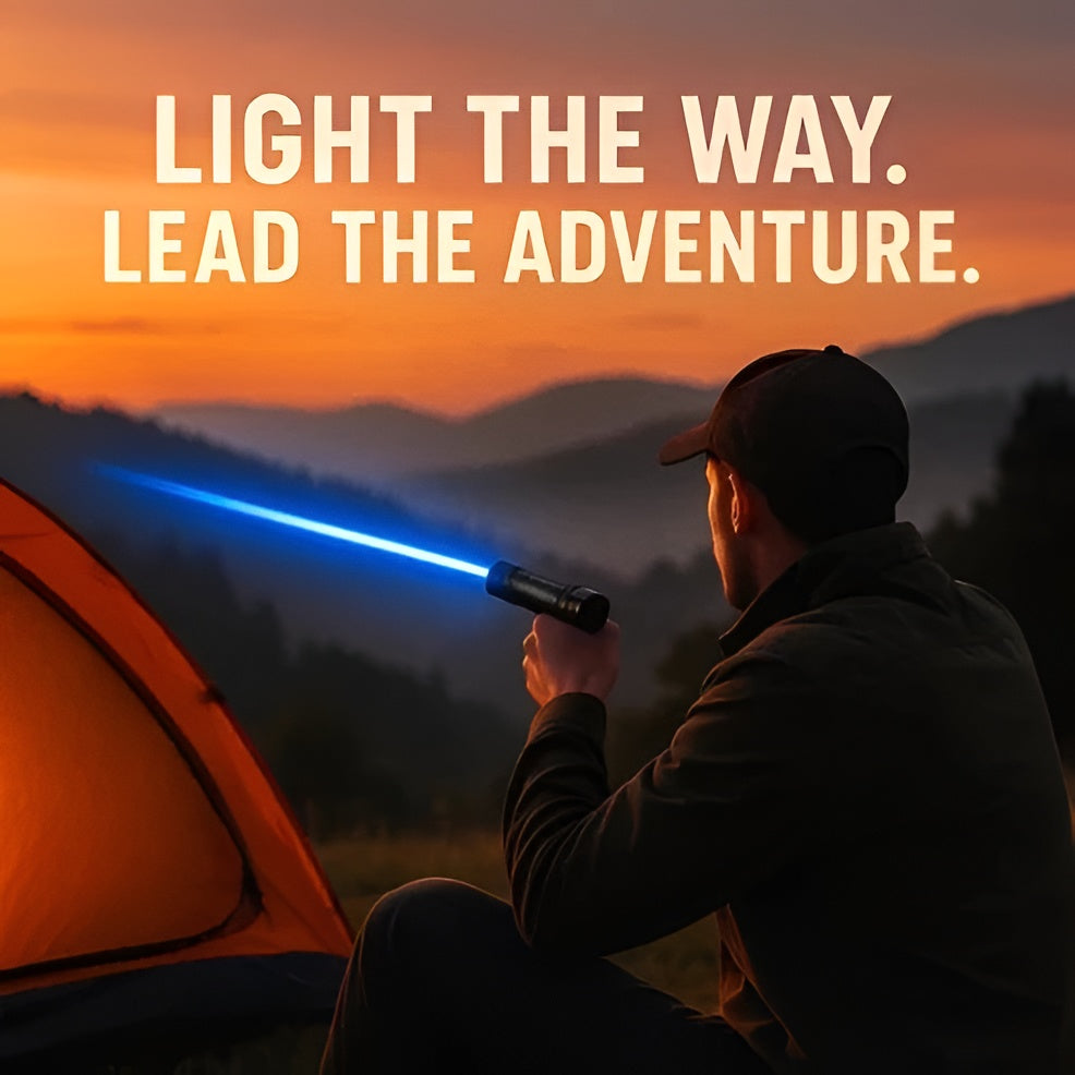 Laser Flashlight With Tactical Design