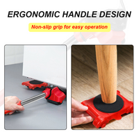 Furniture Rollers and Lifter Tool Set for Moving
