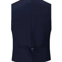 This men's slim fit double-breasted 3-piece suit with waistcoat is ideal for any formal occasion.