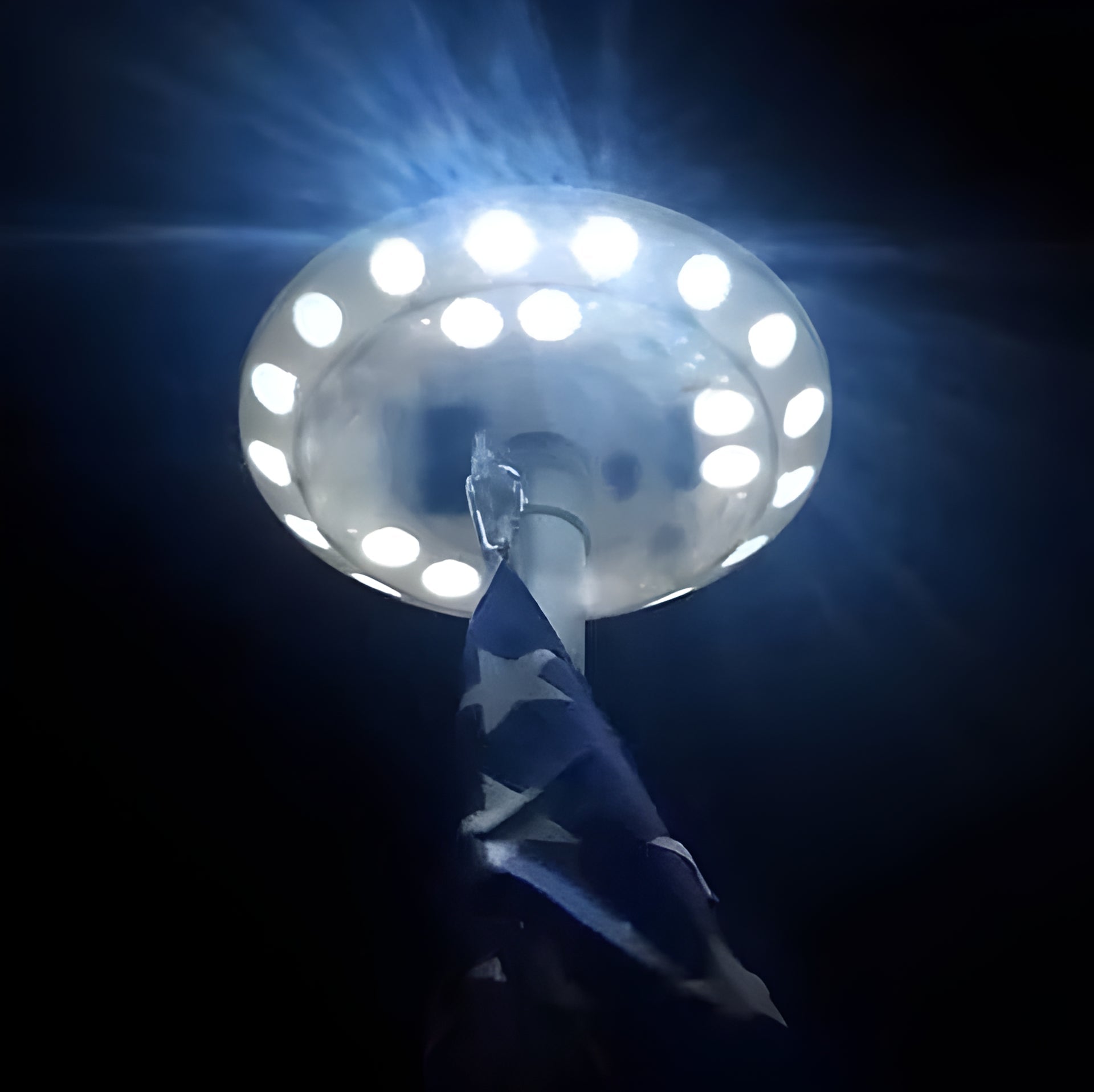 Solar Powered Flagpole Lights - All Night Long Last Flag Pole Lights - LED