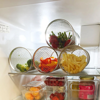 Rotating Stainless Steel Grill Basket with a Movable Door for Vegetables, Meat and Seafood on Charcoal or Gas Grills