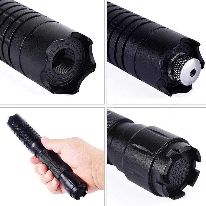 Laser Flashlight with Blue Beam for Handheld Use