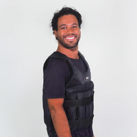Weighted Training Vest with Adjustable 110 Pound Capacity