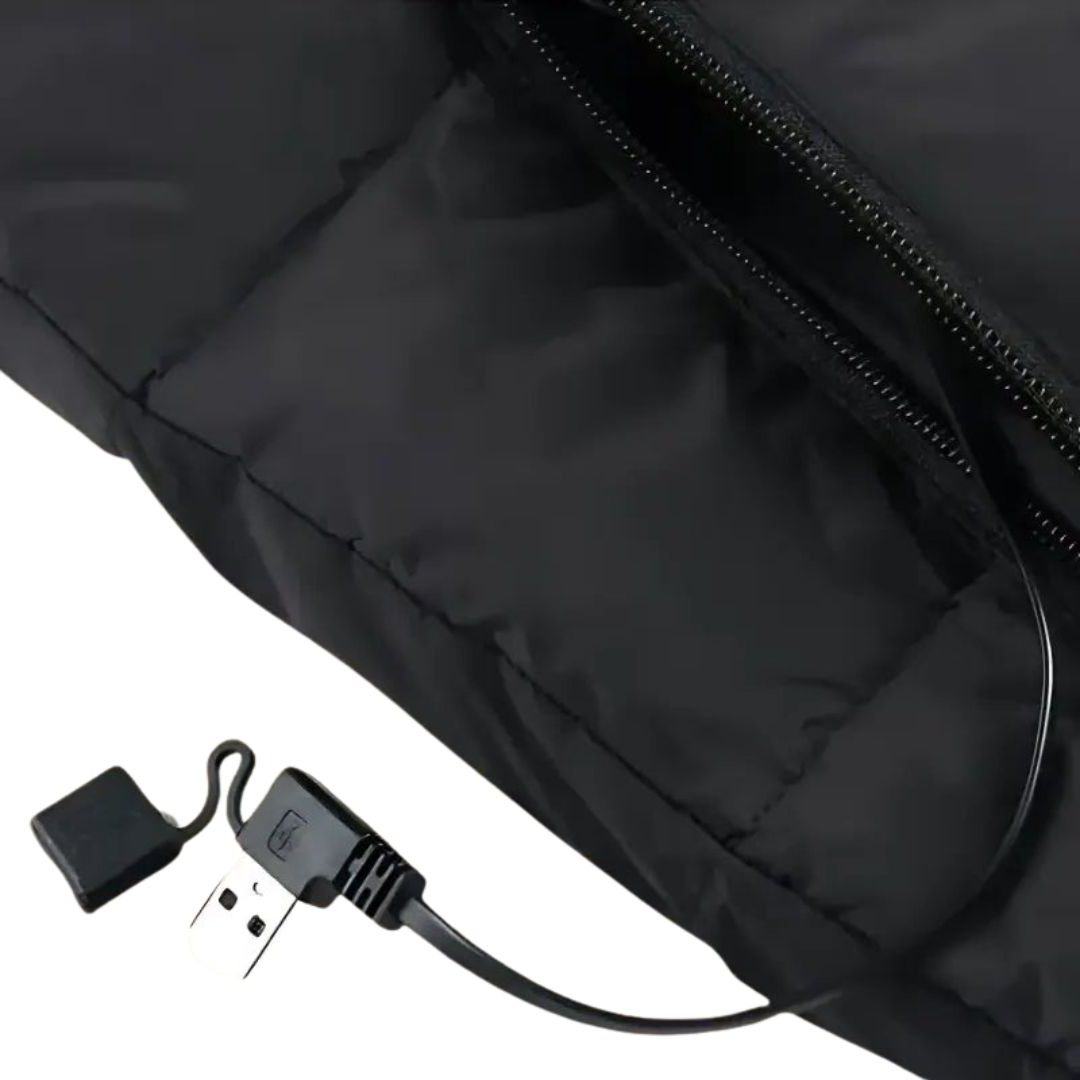 Heated Gilet with Nine Zones and Three Temperature Levels, 10-Hour Runtime
