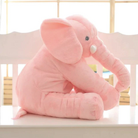 Plush Pillow With Baby Elephant Shape For Cuddling