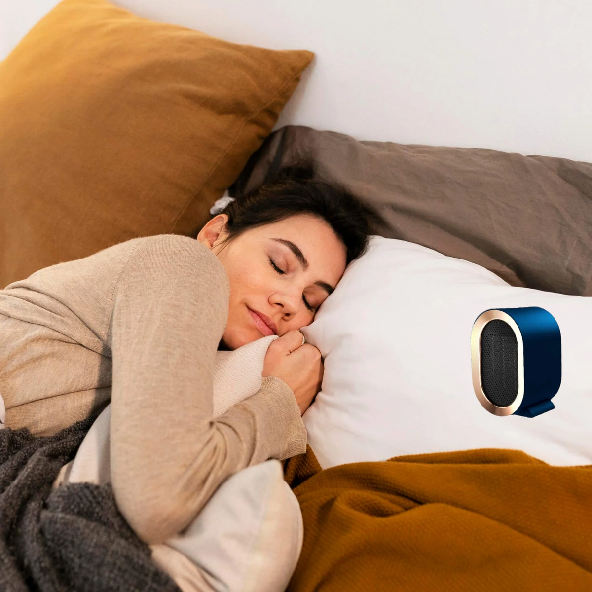 Portable Electric Heater with Programmable Timer and Anti Tilt Safety Switch for 20 Square Meters
