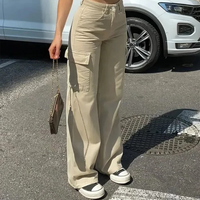 Cargo Pants with Adjustable Fit and Straight Leg