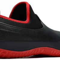 Work Shoes with Slip On Design and Textured Tread, Water Resistant Upper
