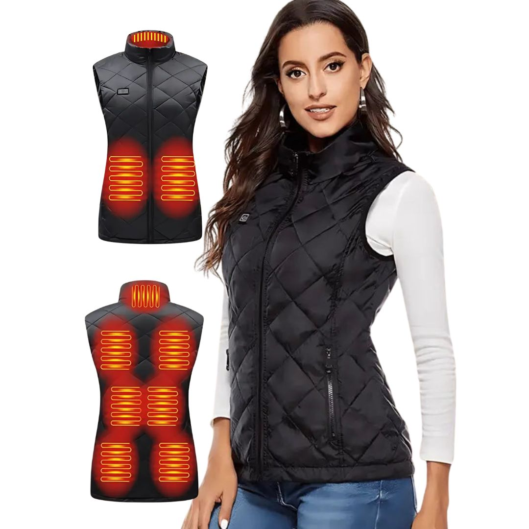 Women's Heated Gilet with Nine Zone Coverage and 10 Hour Runtime