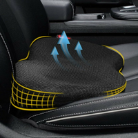 Car Seat Cushion with Added Height for Shorter Drivers