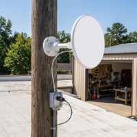 Outdoor HD TV Antenna with 360 Degree Omnidirectional Reception and Signal Amplifier, 40ft Cable